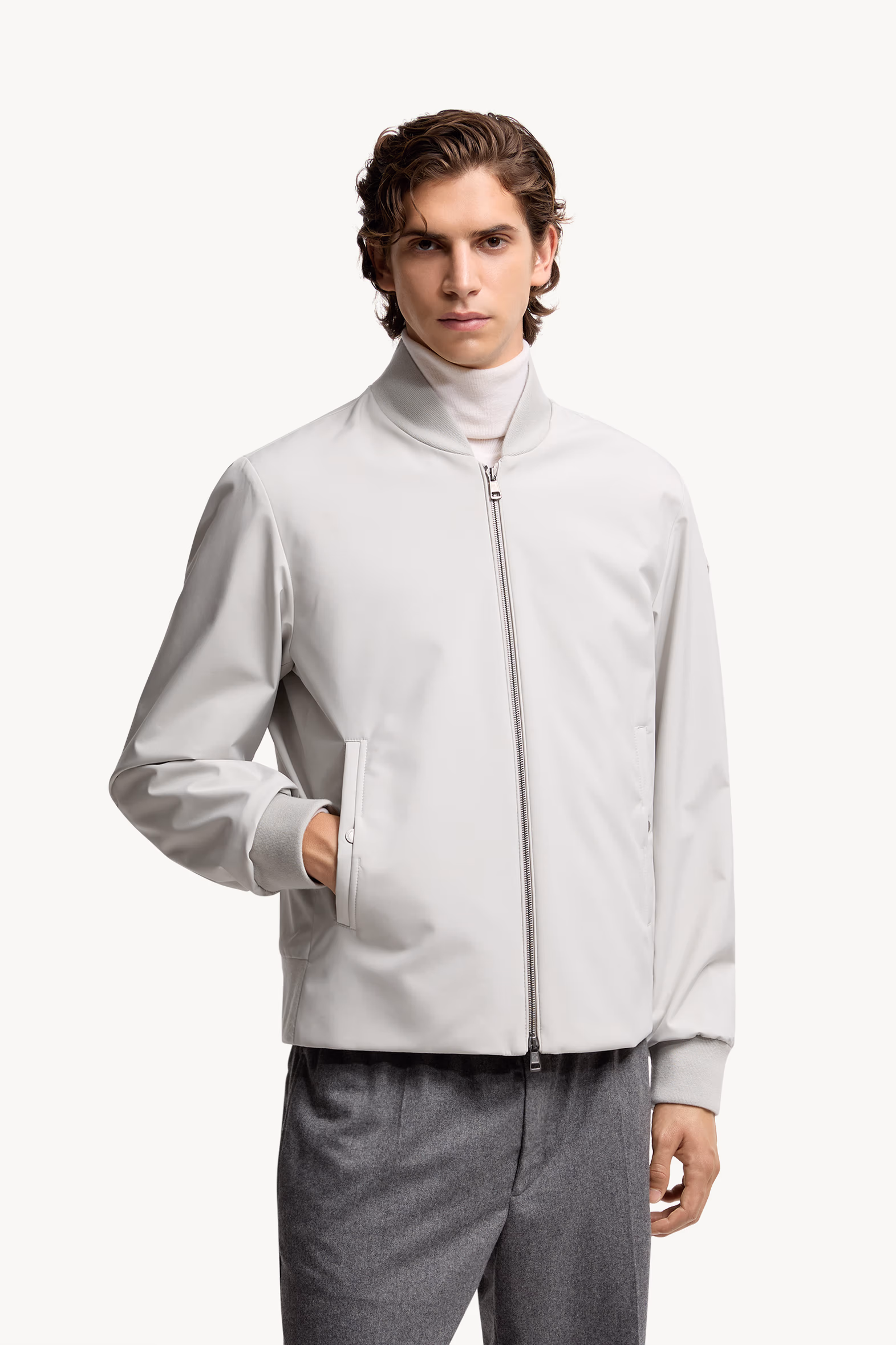 Epinal 3-in-1 Down Bomber Jacket Men Ice Grey Moncler 3